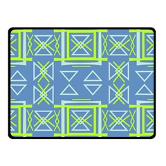 Abstract pattern geometric backgrounds   Double Sided Fleece Blanket (Small) 