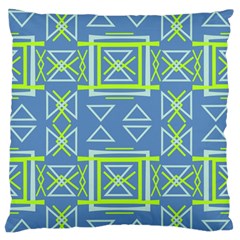 Abstract pattern geometric backgrounds   Large Flano Cushion Case (One Side)