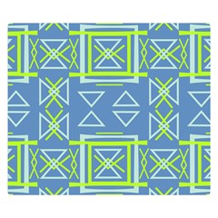 Abstract pattern geometric backgrounds   Double Sided Flano Blanket (Small) 