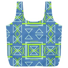 Abstract pattern geometric backgrounds   Full Print Recycle Bag (XXL)