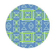 Abstract pattern geometric backgrounds   Mini Round Pill Box (Pack of 3)