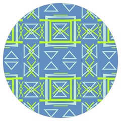 Abstract pattern geometric backgrounds   Round Trivet