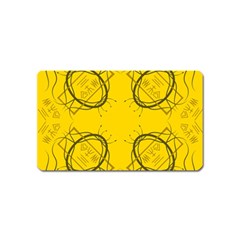 Abstract Pattern Geometric Backgrounds   Magnet (name Card) by Eskimos