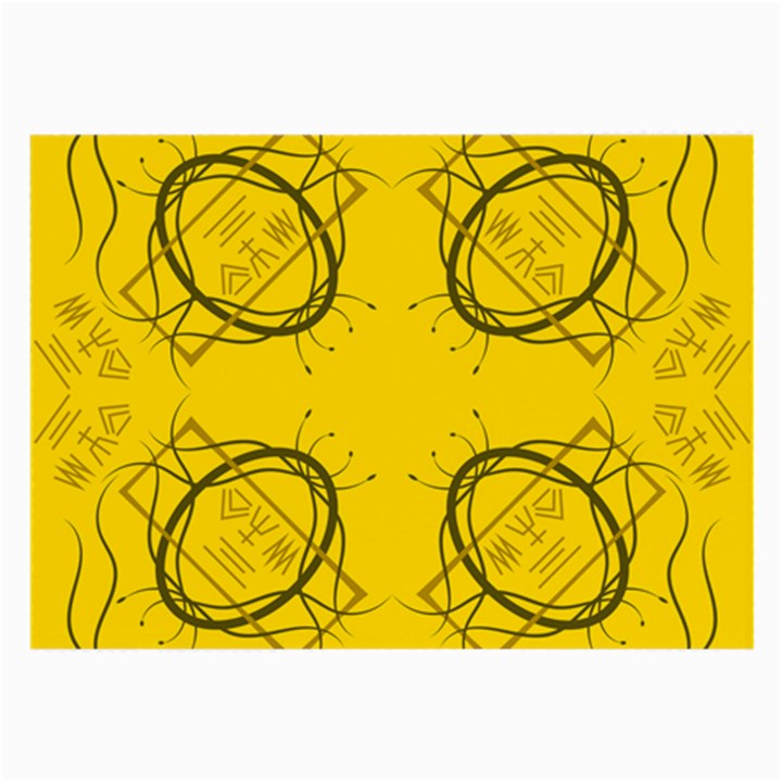 Abstract pattern geometric backgrounds   Large Glasses Cloth (2 Sides)