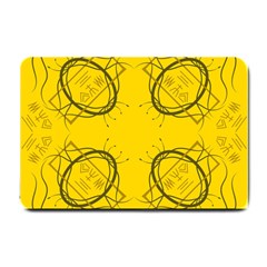 Abstract Pattern Geometric Backgrounds   Small Doormat  by Eskimos