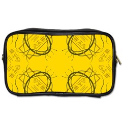 Abstract Pattern Geometric Backgrounds   Toiletries Bag (one Side) by Eskimos