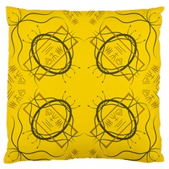 Abstract Pattern Geometric Backgrounds   Standard Flano Cushion Case (one Side) by Eskimos