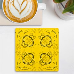 Abstract Pattern Geometric Backgrounds   Uv Print Square Tile Coaster  by Eskimos