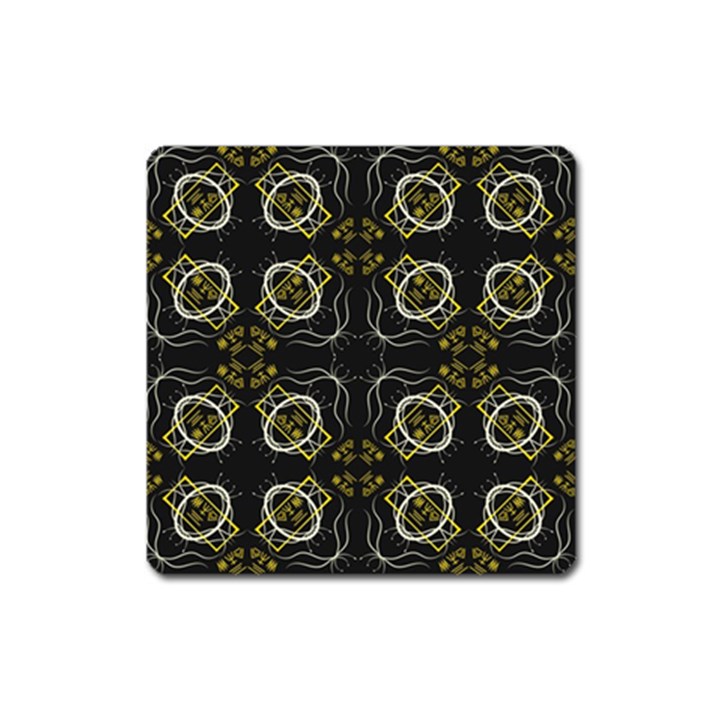 Abstract pattern geometric backgrounds   Square Magnet