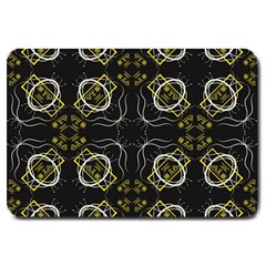 Abstract Pattern Geometric Backgrounds   Large Doormat  by Eskimos