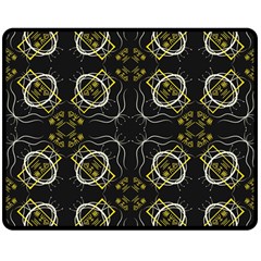 Abstract Pattern Geometric Backgrounds   Double Sided Fleece Blanket (medium)  by Eskimos