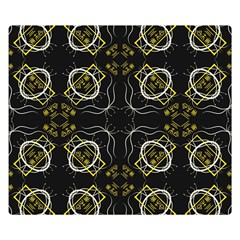 Abstract Pattern Geometric Backgrounds   Double Sided Flano Blanket (small)  by Eskimos