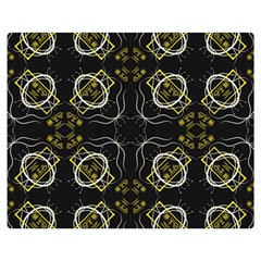 Abstract Pattern Geometric Backgrounds   Double Sided Flano Blanket (medium)  by Eskimos