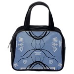 Abstract pattern geometric backgrounds   Classic Handbag (Two Sides) Back