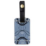 Abstract pattern geometric backgrounds   Luggage Tag (one side) Front