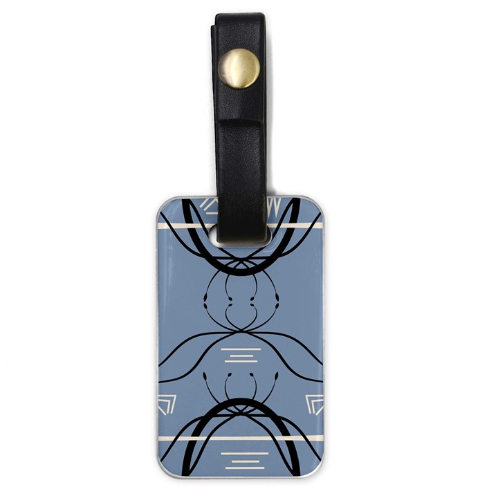 Abstract pattern geometric backgrounds   Luggage Tag (one side)