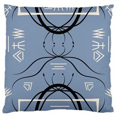 Abstract Pattern Geometric Backgrounds   Large Cushion Case (two Sides) by Eskimos