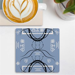 Abstract Pattern Geometric Backgrounds   Uv Print Square Tile Coaster  by Eskimos