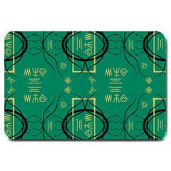 Abstract Pattern Geometric Backgrounds   Large Doormat  by Eskimos