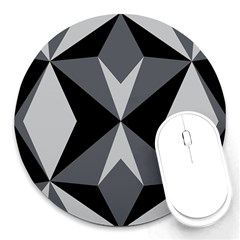 Abstract Pattern Geometric Backgrounds   Round Mousepads by Eskimos