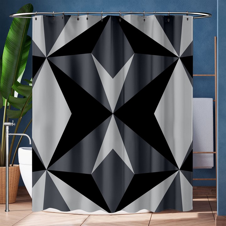 Abstract pattern geometric backgrounds   Shower Curtain 60  x 72  (Medium) 