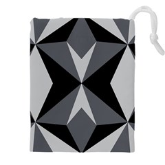 Abstract Pattern Geometric Backgrounds   Drawstring Pouch (4xl) by Eskimos