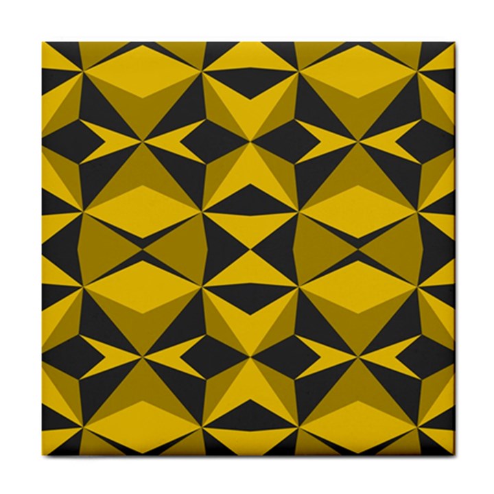 Abstract pattern geometric backgrounds   Tile Coaster