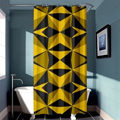 Abstract Pattern Geometric Backgrounds   Shower Curtain 36  X 72  (stall)  by Eskimos