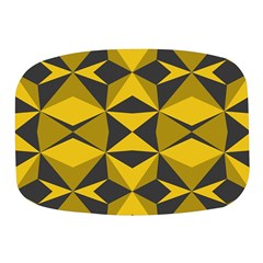 Abstract Pattern Geometric Backgrounds   Mini Square Pill Box by Eskimos