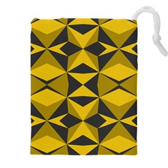 Abstract Pattern Geometric Backgrounds   Drawstring Pouch (5xl) by Eskimos