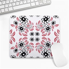 Folk Flowers Print Floral Pattern Ethnic Art Large Mousepads by Eskimos