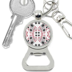 Folk Flowers Print Floral Pattern Ethnic Art Bottle Opener Key Chain by Eskimos