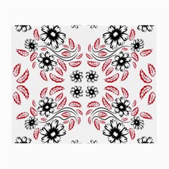 Folk Flowers Print Floral Pattern Ethnic Art Small Glasses Cloth (2 Sides) by Eskimos