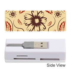 Folk Flowers Print Floral Pattern Ethnic Art Memory Card Reader (stick) by Eskimos