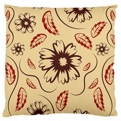 Folk Flowers Print Floral Pattern Ethnic Art Standard Flano Cushion Case (one Side) by Eskimos