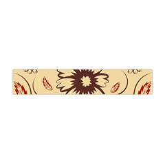 Folk Flowers Print Floral Pattern Ethnic Art Flano Scarf (mini) by Eskimos