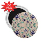 Folk flowers print Floral pattern Ethnic art 2.25  Magnets (100 pack)  Front