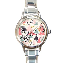 Happy Kiwi Love Poem Round Italian Charm Watch by HappyKiwi