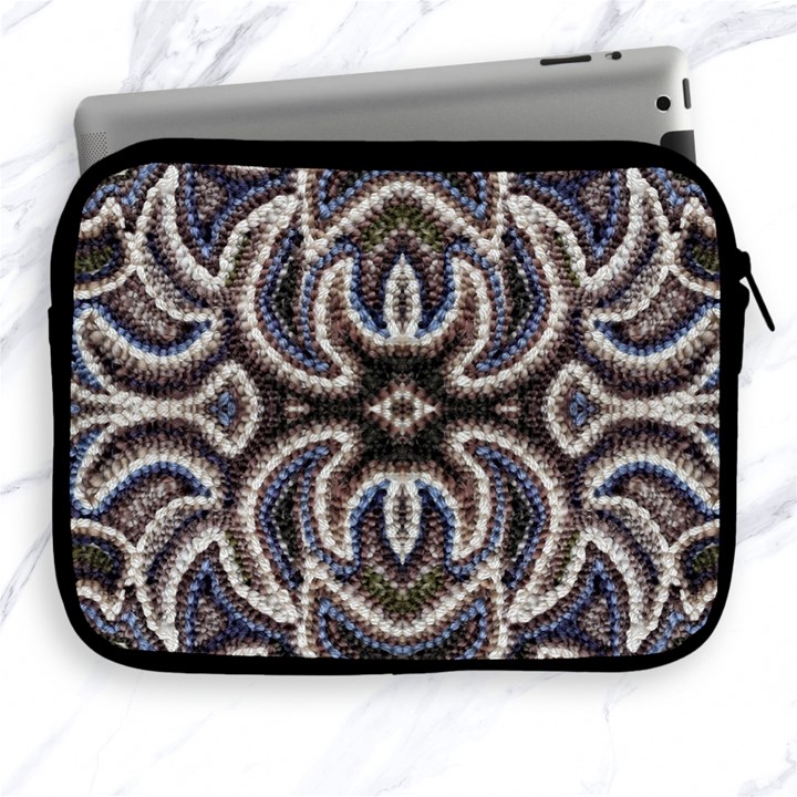 EMBROIDERED PATTERNS Apple iPad 2/3/4 Zipper Cases