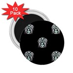 Tibal Mask Motif Drawing Pattern 2.25  Magnets (10 pack)  Front