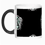 Tibal Mask Motif Drawing Pattern Morph Mugs Left