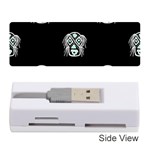 Tibal Mask Motif Drawing Pattern Memory Card Reader (Stick) Front