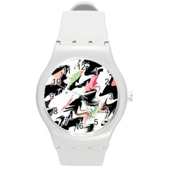 Happy Kiwi Midnight Round Plastic Sport Watch (m) by HappyKiwi