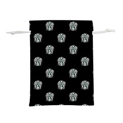 Tribal Mask Motif Drawing Pattern Lightweight Drawstring Pouch (l) by dflcprintsclothing