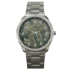 Algae Texture Patttern Sport Metal Watch by dflcprintsclothing