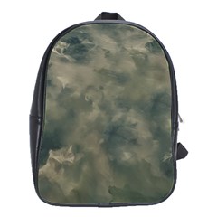 Algae Texture Patttern School Bag (large) by dflcprintsclothing