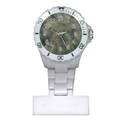 Algae Texture Patttern Plastic Nurses Watch by dflcprintsclothing