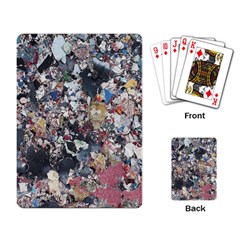 Multicolored Debris Texture Print Playing Cards Single Design (rectangle)