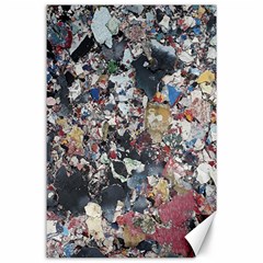 Multicolored Debris Texture Print Canvas 24  X 36 