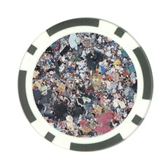 Multicolored Debris Texture Print Poker Chip Card Guard (10 Pack)